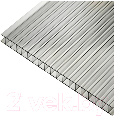 Сотовый поликарбонат TitanPlast Тонированный 2100x6000x6 0.77кг/м2 - фото
