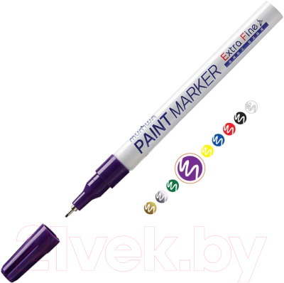 Маркер перманентный MunHwa Extra Fine Paint Marker / EFPM-09