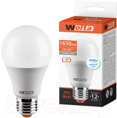 Лампа Wolta 25S65BL20E27