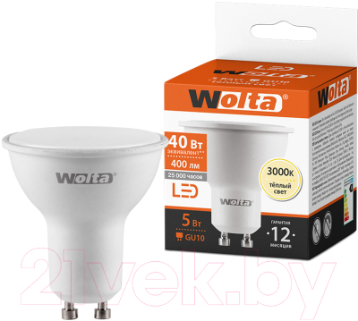 Лампа Wolta 25YPAR16-230-5GU10