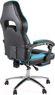 Кресло геймерское Меб-ФФ MF-2012-wf (черный/светло-голубой)