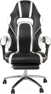 Кресло геймерское Меб-ФФ MF-2012-wf (черный/белый)