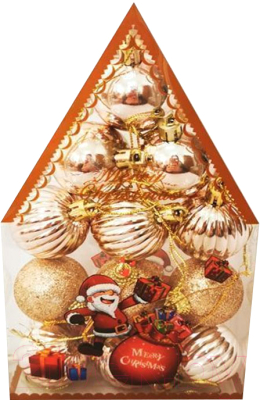 Набор шаров новогодних MONAMI WRB22-399 - фото