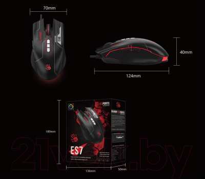 Мышь A4Tech Bloody ES7