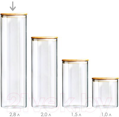 Емкость для хранения Appetite Studio BM2012-4R