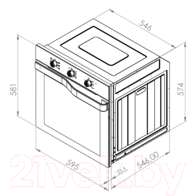 Электрический духовой шкаф Schtoff Decor 245