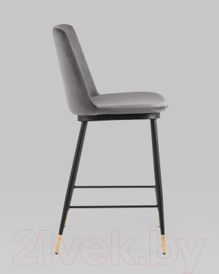 Стул барный Stool Group Мелисса / FDC9055C DARK GREY FUT-81 (велюр темно-серый)