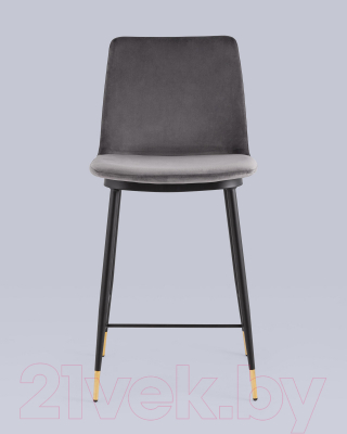 Стул барный Stool Group Мелисса / FDC9055C DARK GREY FUT-81 (велюр темно-серый)