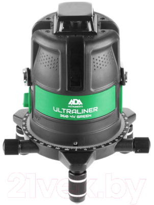 Лазерный нивелир ADA Instruments UltraLiner 360 4V Green / А00540