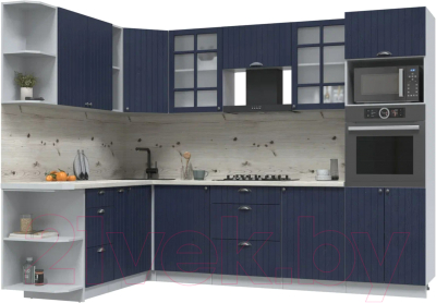 Готовая кухня Интерлиния Берес 1.88x2.8 ВТ левая - фото