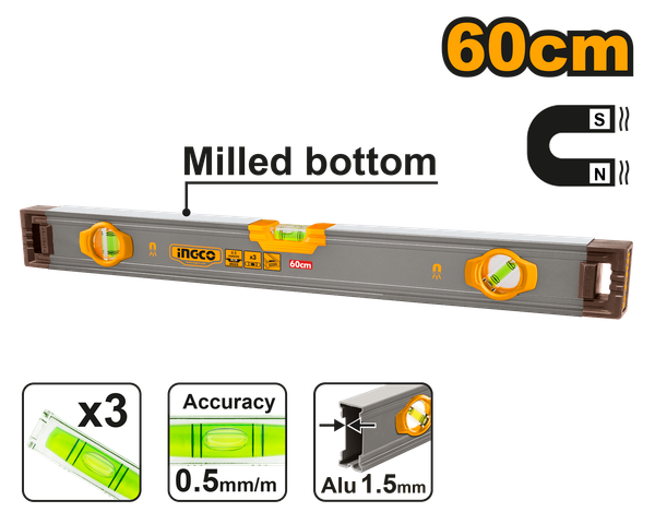 Уровень строительный INGCO HSL38060M