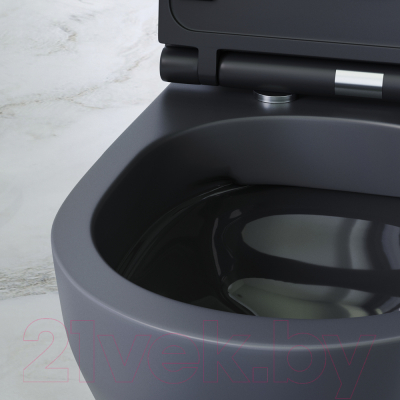 Унитаз подвесной AM.PM Spirit C701700MBSC (с сиденьем)