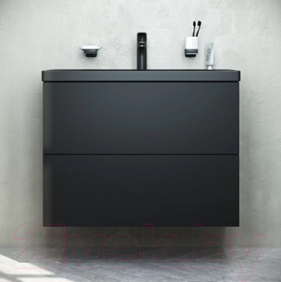 Тумба под умывальник AM.PM Gem M90FHX07522BM (черный матовый)