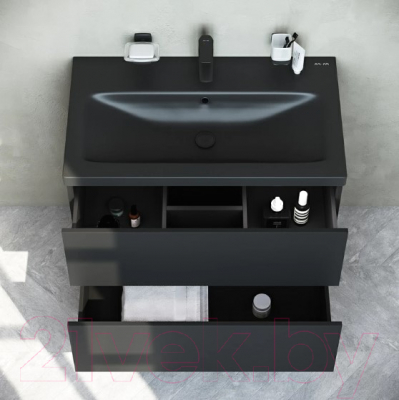 Тумба под умывальник AM.PM Gem M90FHX07522BM (черный матовый)