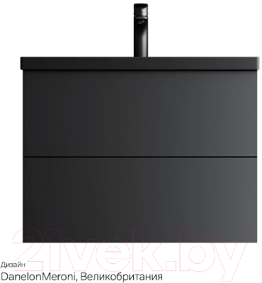 Тумба под умывальник AM.PM Gem M90FHX07522BM (черный матовый)