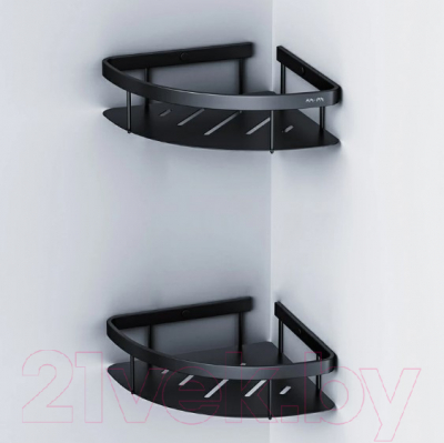Комплект полок для ванной AM.PM Sense L A7454222 (черный)