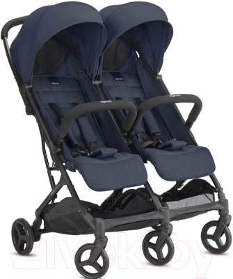 Детская прогулочная коляска Inglesina Twin Sketch для двойни / AH86M0NAVRU (Navy) - фото