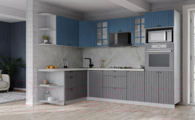 Готовая кухня Интерлиния Берес 1.68x2.6 ВТ левая