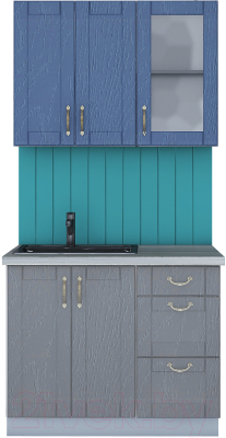 Готовая кухня Интерлиния Мила Крафт 1.0 - фото