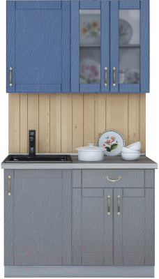 Готовая кухня Интерлиния Мила Крафт 1.1 - фото