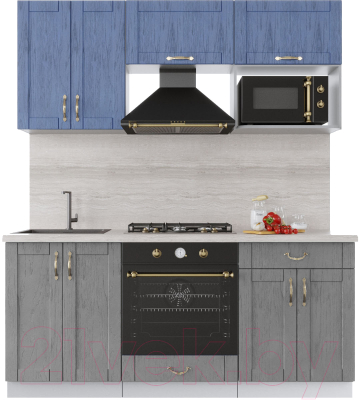 Готовая кухня Интерлиния Мила Крафт 1.8 - фото