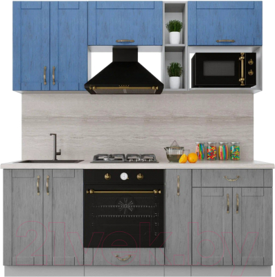 Готовая кухня Интерлиния Мила Крафт 2.0 - фото