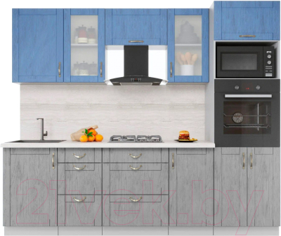 Готовая кухня Интерлиния Мила Крафт 2.5 - фото