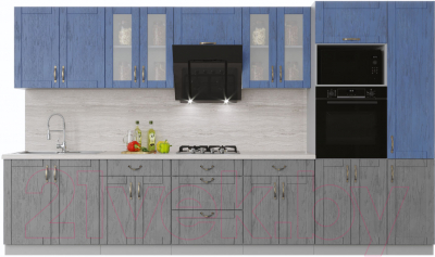 Готовая кухня Интерлиния Мила Крафт 3.6 - фото
