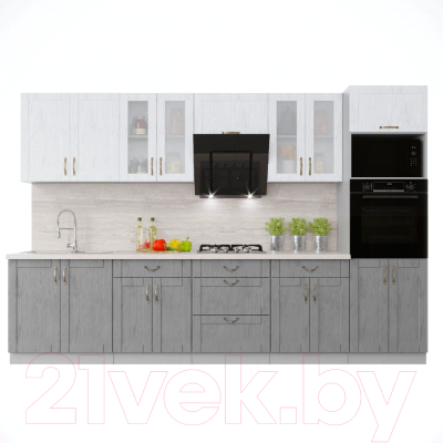 Готовая кухня Интерлиния Мила Крафт 3.2 - фото