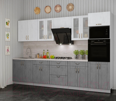 Готовая кухня Интерлиния Мила Крафт 3.2