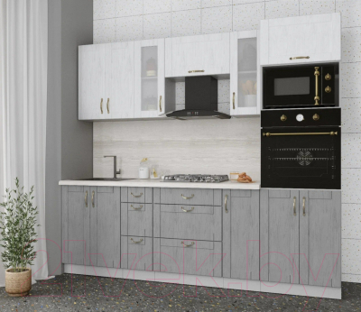 Готовая кухня Интерлиния Мила Крафт 2.4