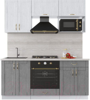 Готовая кухня Интерлиния Мила Крафт 1.8 - фото