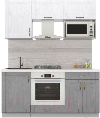 Готовая кухня Интерлиния Мила Крафт 1.7 - фото