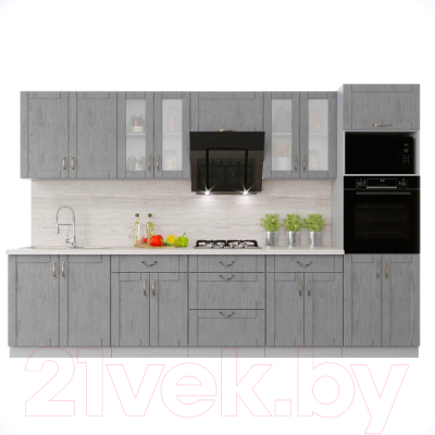 Готовая кухня Интерлиния Мила Крафт 3.2 - фото
