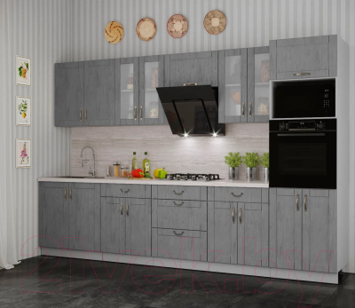 Готовая кухня Интерлиния Мила Крафт 3.2