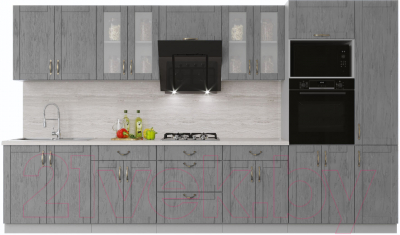 Готовая кухня Интерлиния Мила Крафт 3.6 - фото