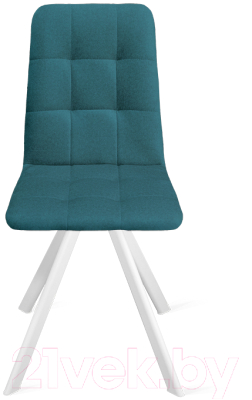 Стул ТриЯ Аспен К2 (белый матовый/микровелюр Jercy Izumrud)