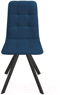 Стул ТриЯ Аспен К2 (черный муар/велюр Confetti Blue)