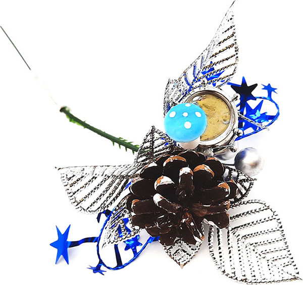 Ветка новогодняя MONAMI 16CZ10 - фото