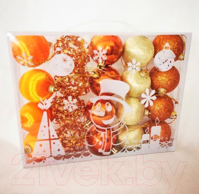 Набор шаров новогодних MONAMI WRB22-340