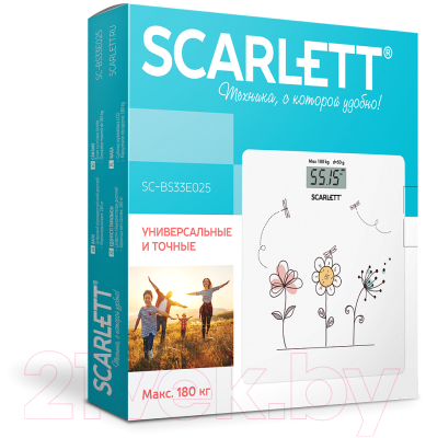Напольные весы электронные Scarlett SC-BS33E025