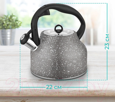 Чайник со свистком Relice RL-2500