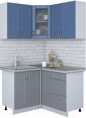Готовая кухня Интерлиния Мила Крафт 1.2x1.3 - фото