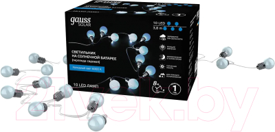 Садовая гирлянда Gauss Solar GS033 - фото