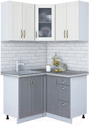 Готовая кухня Интерлиния Мила Крафт 1.2x1.2 - фото