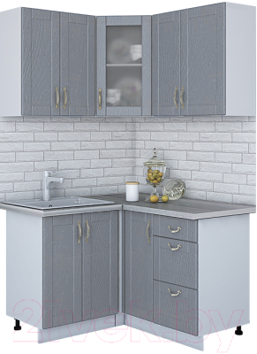 Готовая кухня Интерлиния Мила Крафт 1.2x1.3 - фото