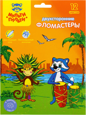 Фломастеры Мульти-пульти Енот в Бразилии / WP_10742 - фото