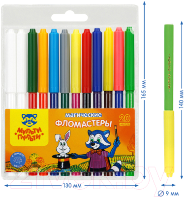 Фломастеры Мульти-пульти Енот в Стране Чудес / WP_14747