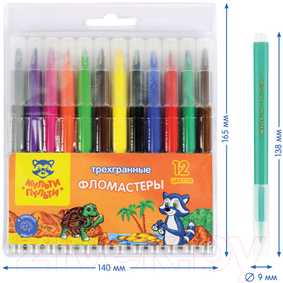 Фломастеры Мульти-пульти Енот на Сейшелах / WP_11632