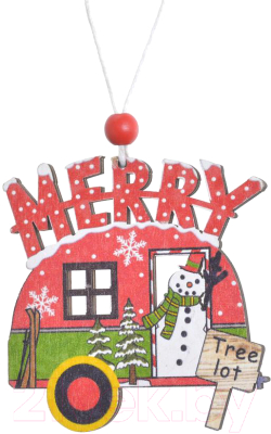 Подвеска новогодняя Canea Машинка HDR-19TR06-4 - фото